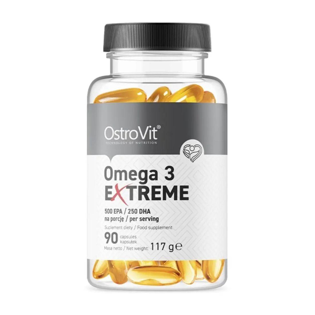 OstroVit Omega 3 Extreme, 90 gel kapsula
