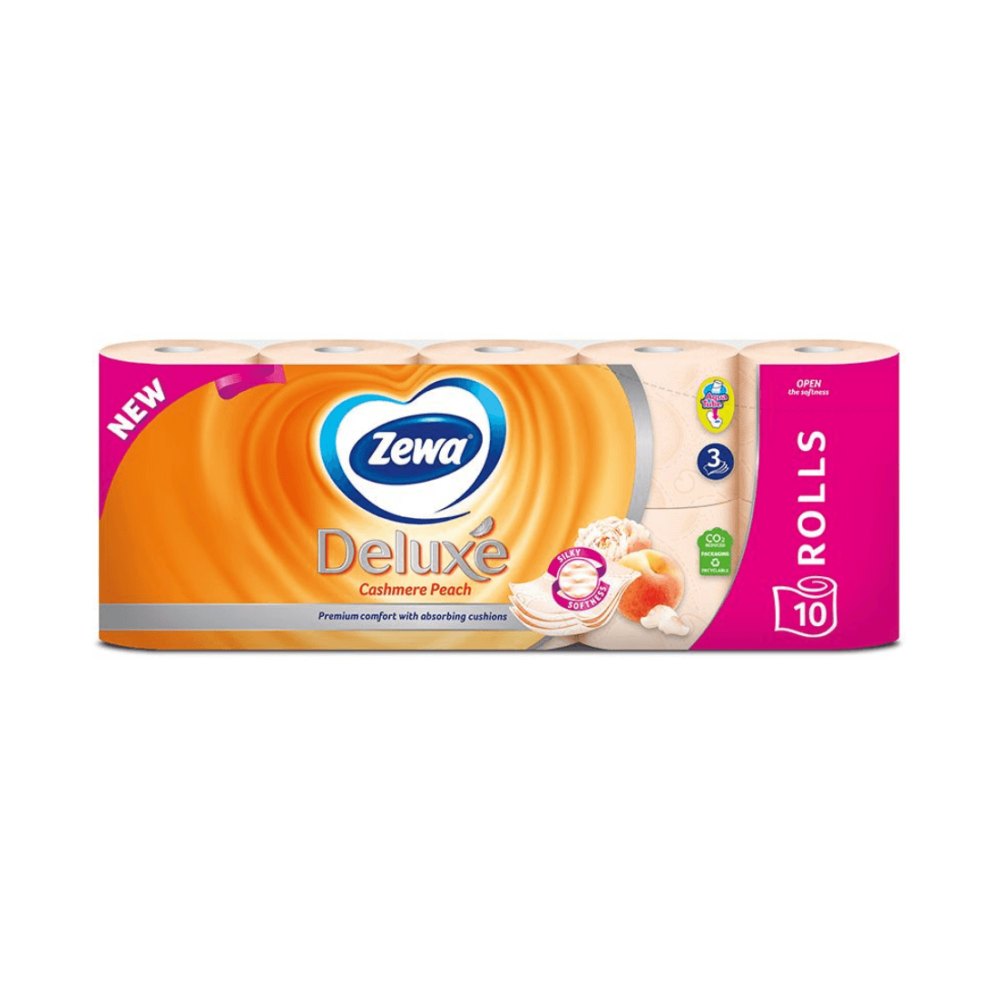 Zewa Toalet papir Deluxe  Breskva, 10 rolni