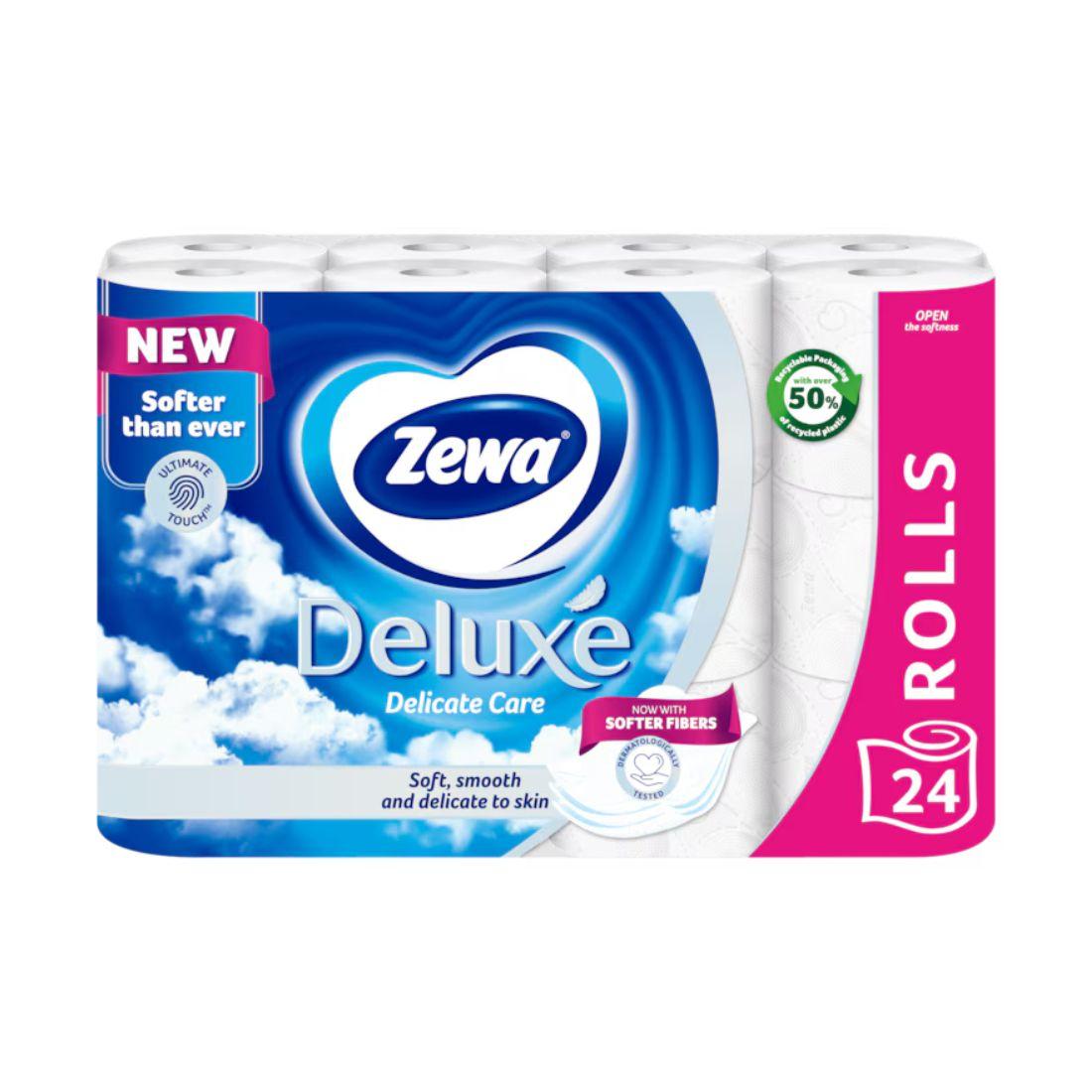 Zewa Toalet papir Deluxe Delicate Care, Troslojni, 24 rolne