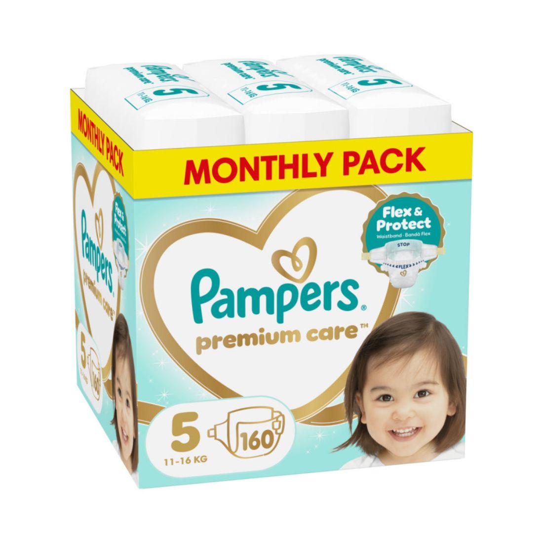 Pampers Pelene Premium Care 5 Monthly, 11-15 kg, 160/1