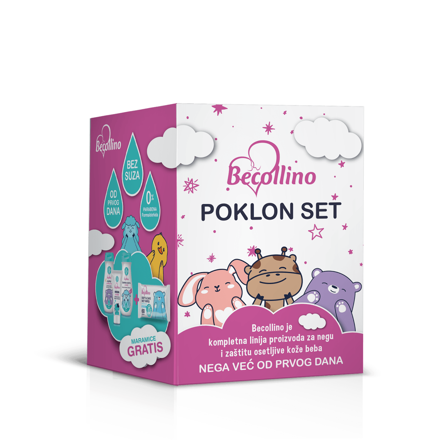Becollino Poklon set, 5 proizvoda