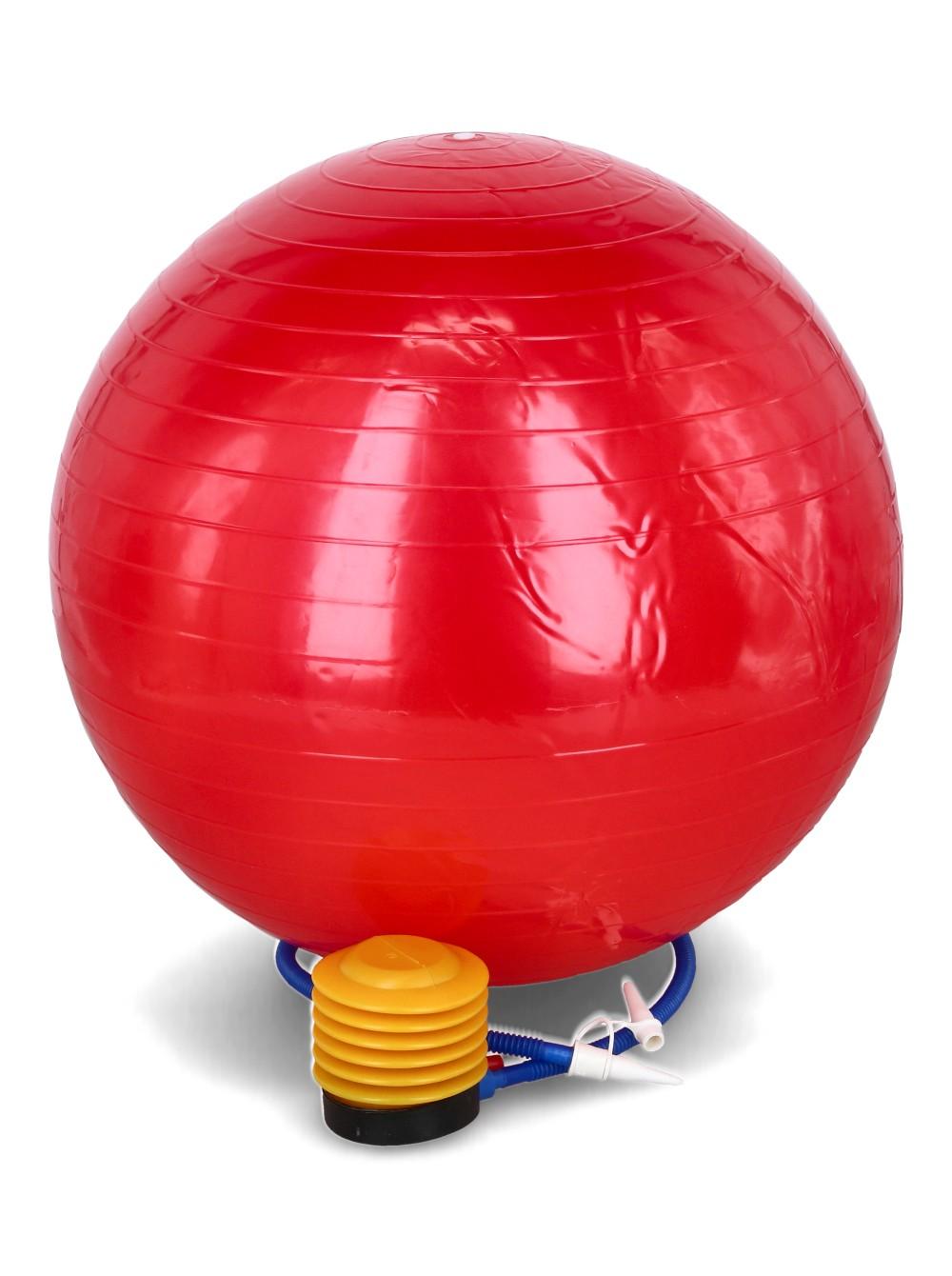 Pilates lopta za jogu, 65cm, Crvena