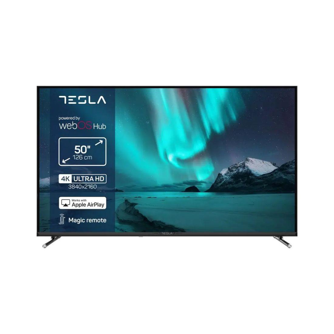 Tesla Televizor 50E655BUW, 50", 4K UHD, webOS, Crni