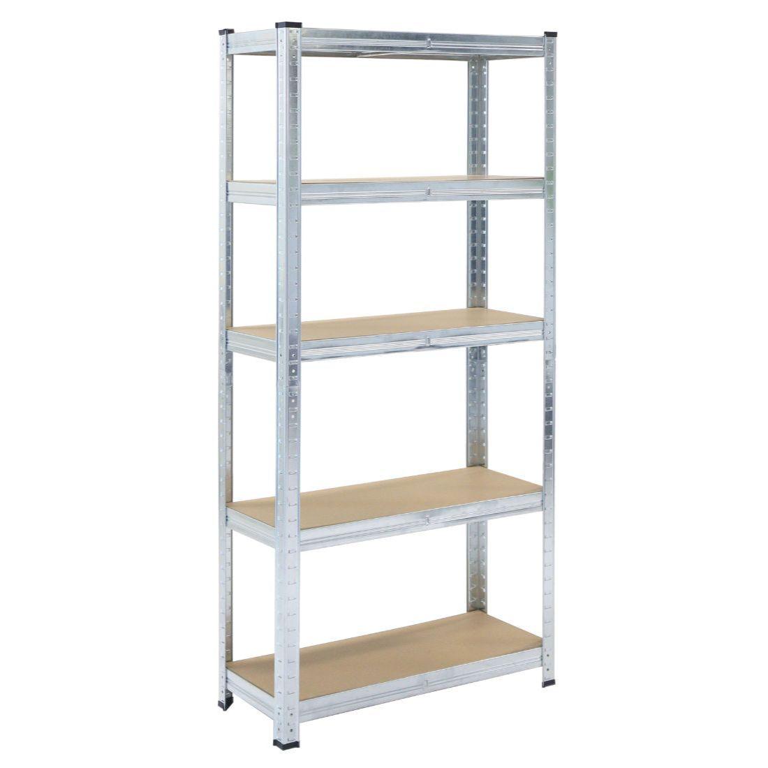 Sitonia Polica za odlaganje, Metalna, 180x90x30 cm, 5x175 kg