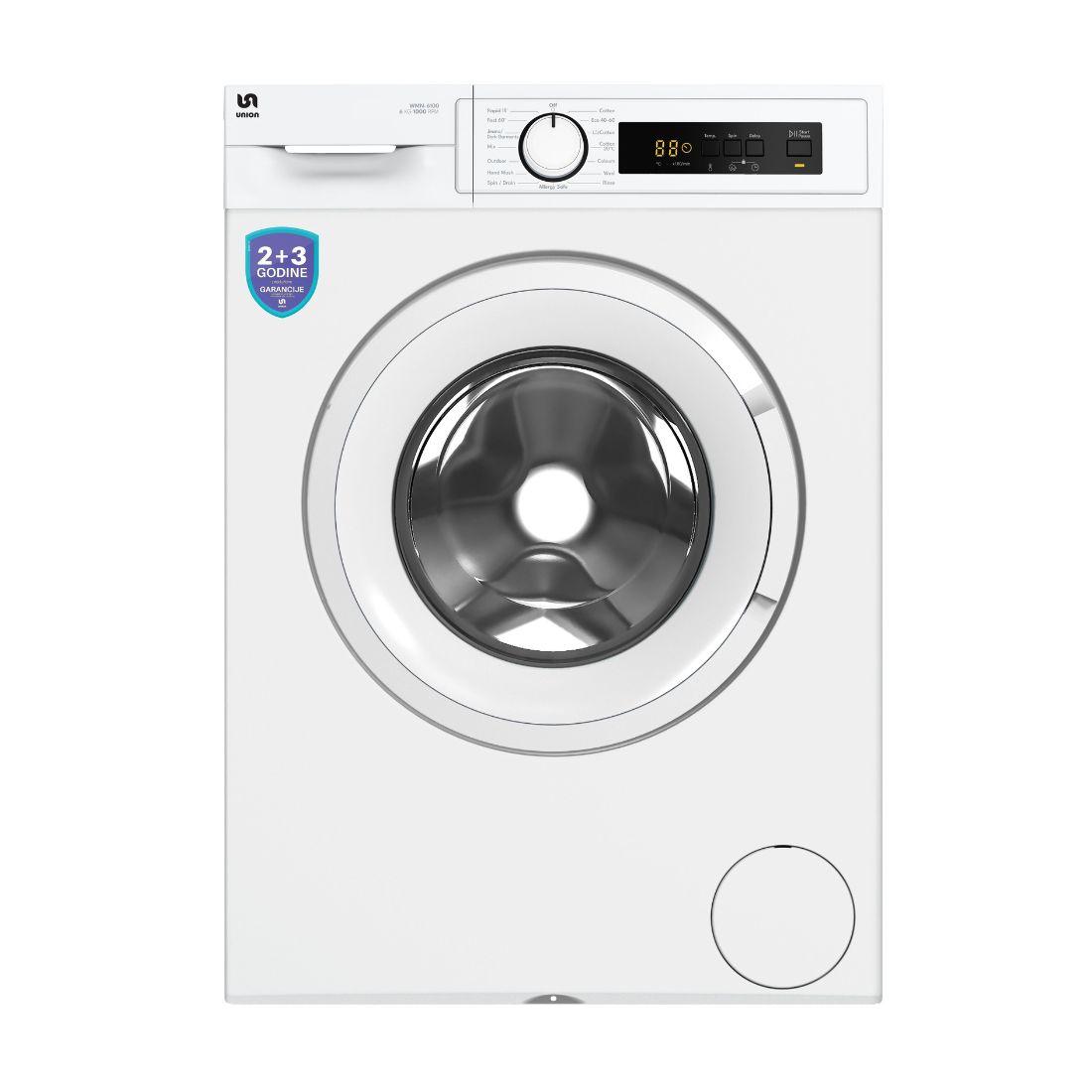 Union Mašina za pranje veša WMA-5100, 1000 RPM, 5 kg, Bela