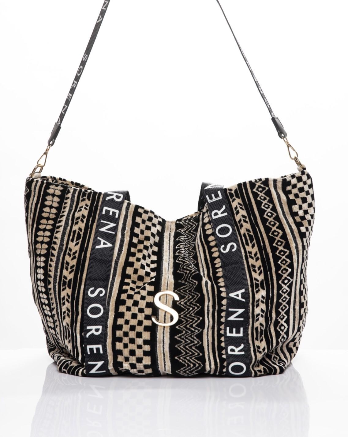 SORENA HANDMADE Koufonisi Velika ženska torba, Šarena