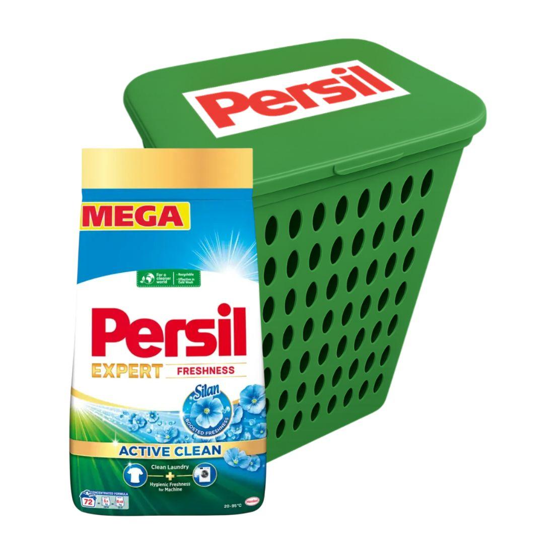 Persil Prašak za veš Powder Expert, 5.4 kg + Korpa za veš