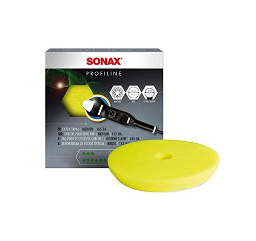 SONAX Profiline sunđer za poliranje 165mm žuti