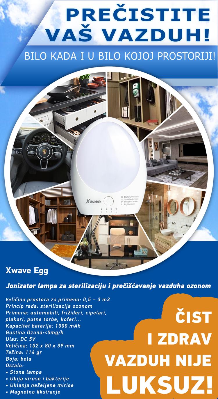 Selected image for XWAVE Lampa za sterilizaciju i prečišćavanje vazduha ozonom Germicidni iluminator