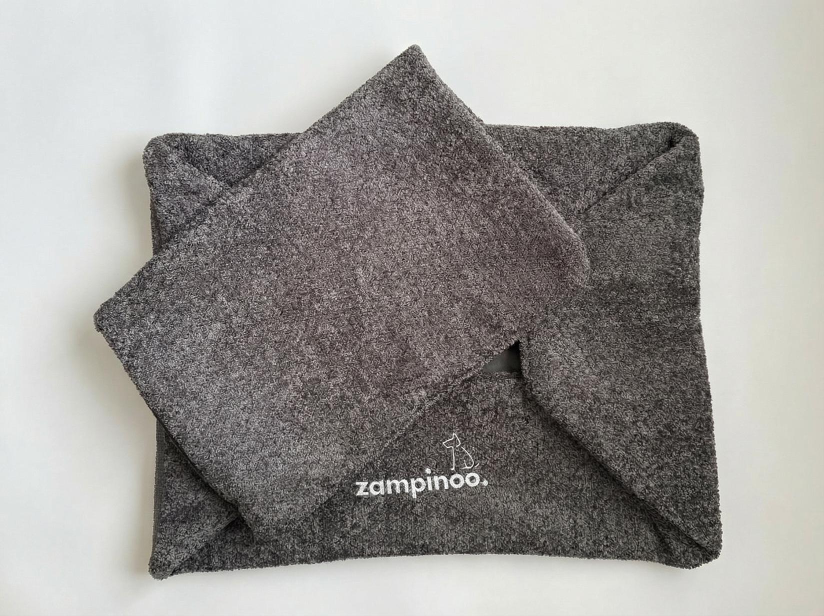 Zampinoo Navlaka za krevet za pse Noa Premium, Siva