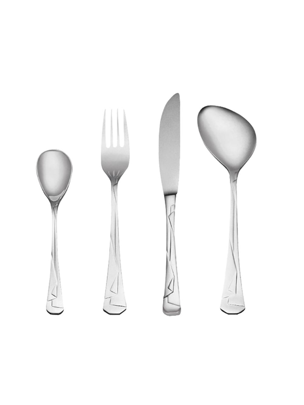 ZEPTER Kimono - nerđajući čelik, bebi set, 4 dela, poliran