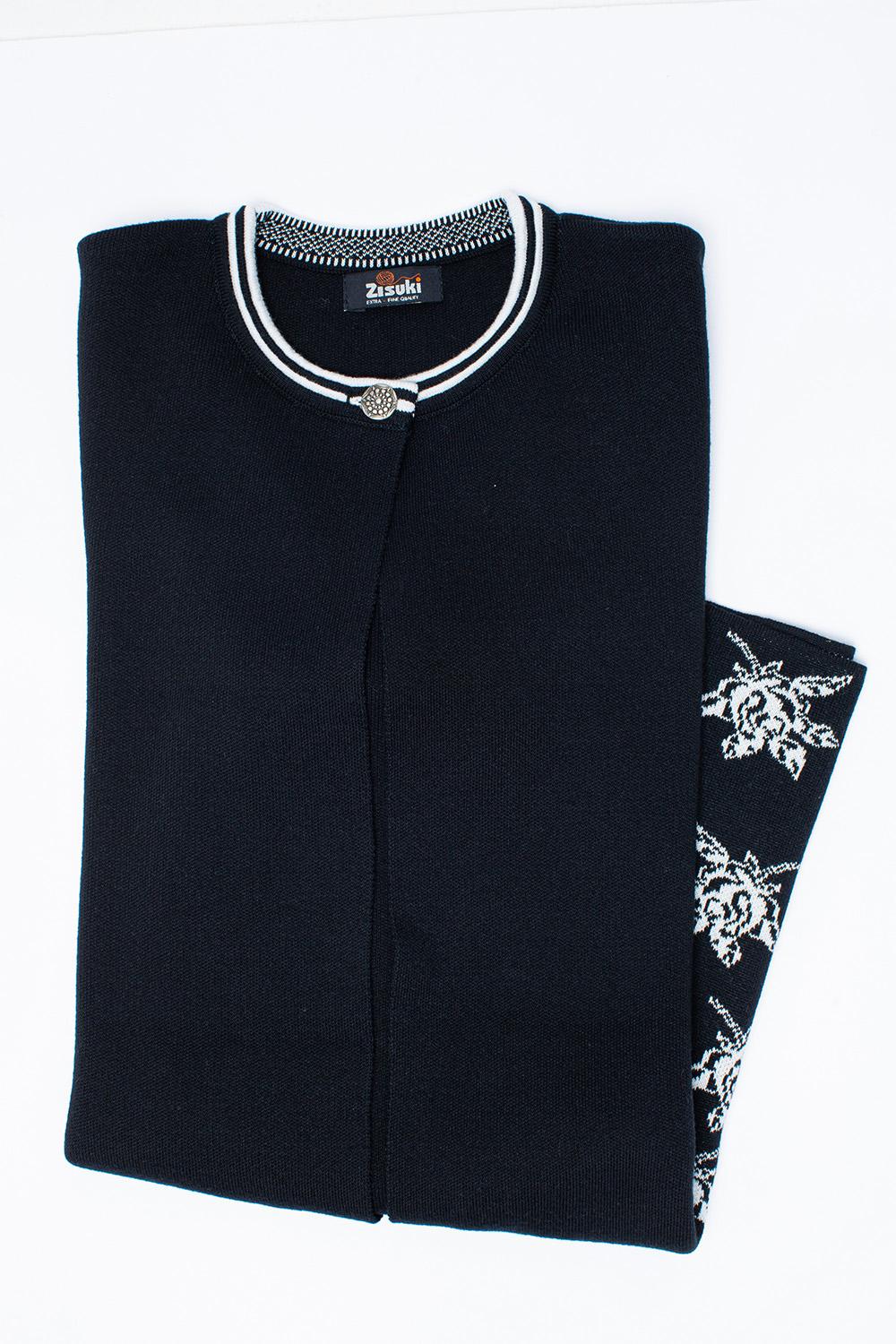 Zisuki Ženski kardigan, Crni