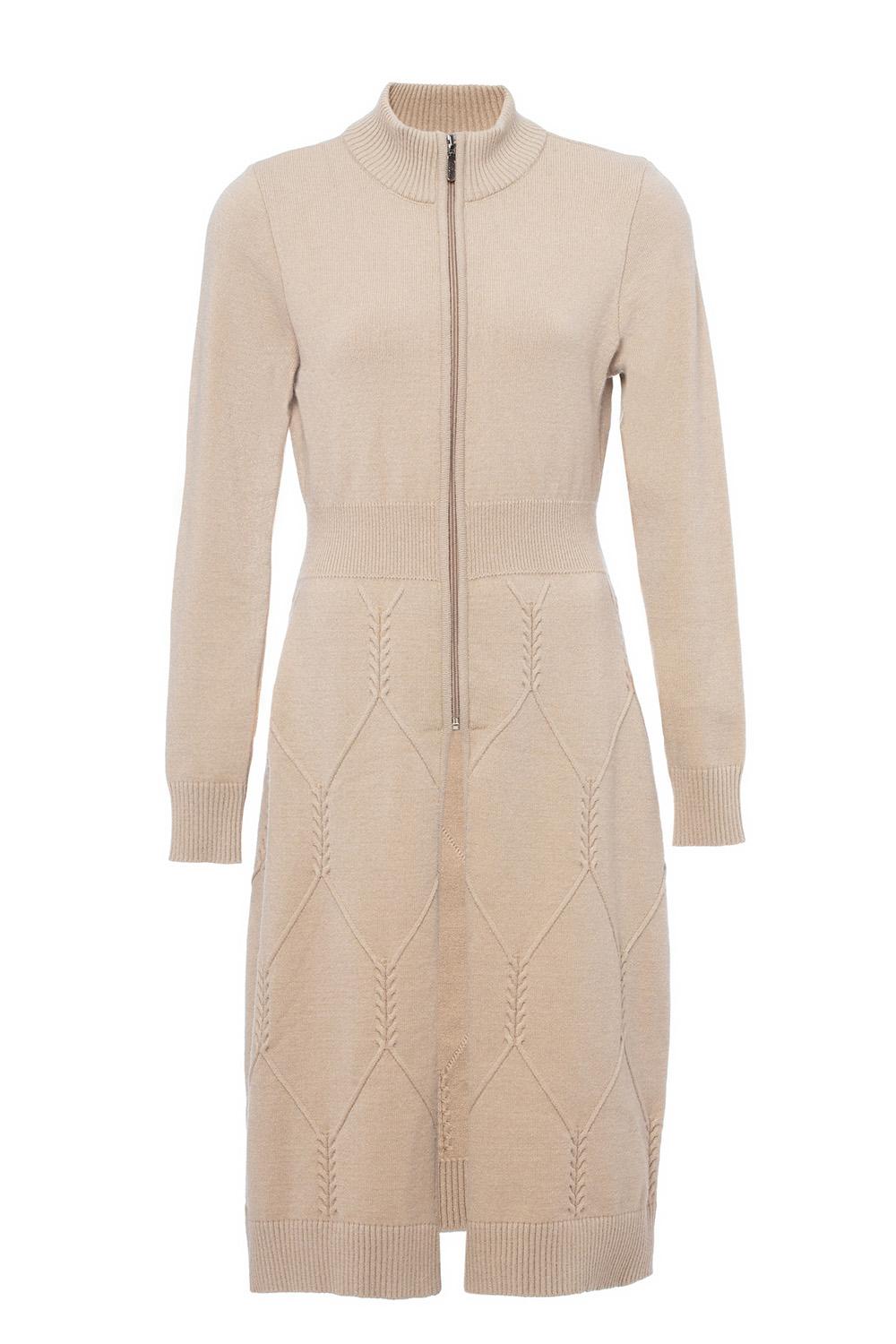 Zisuki Ženska jakna sa zipom, Krem