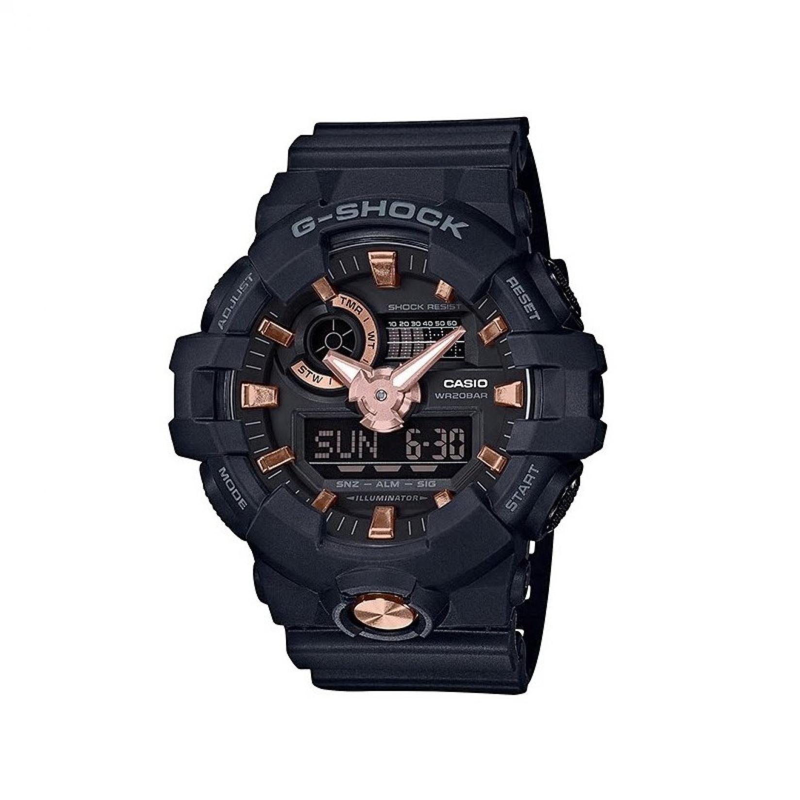 CASIO Muški sat GA-710B-1A4 crni