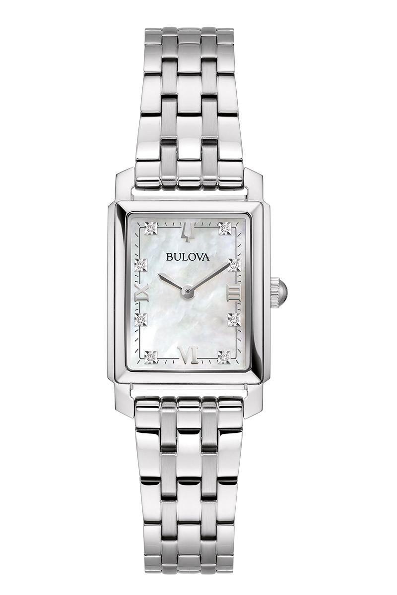 Bulova Ženski sat 96P244, Kućište boje slonovače, Srebrne boje