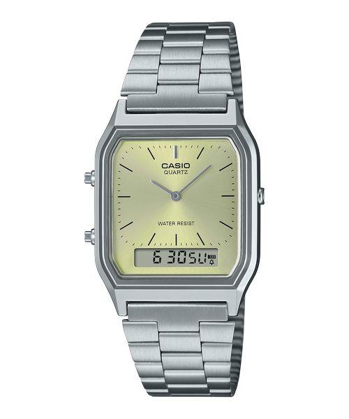 Casio Unisex sat AQ-230A-9A, Srebrne boje