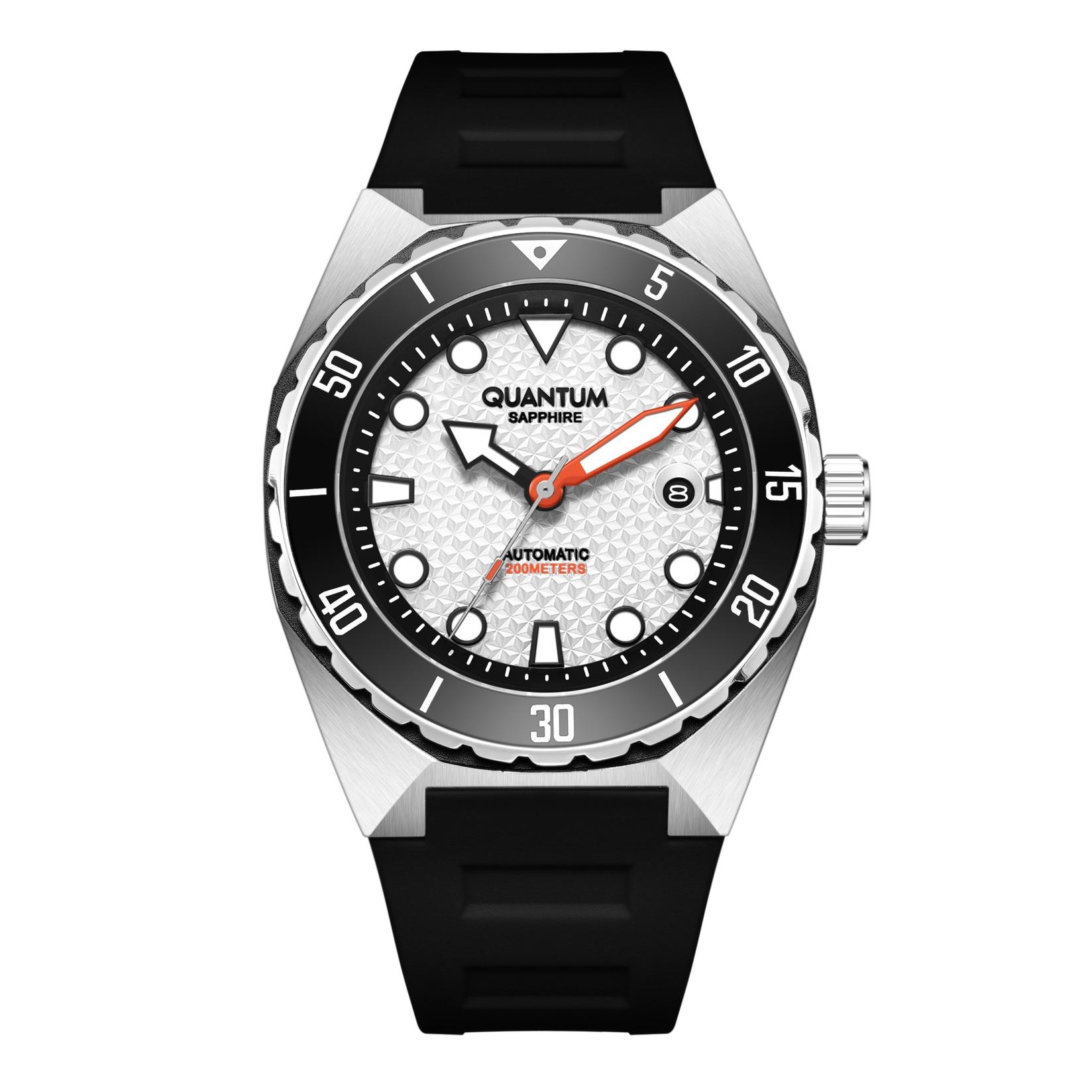 Quantum Muški sat BAR1213.331, Sivo kućište, Crni