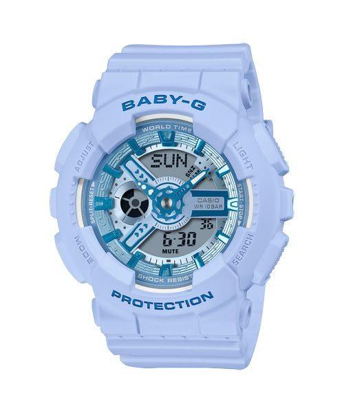 Casio Ženski sat BA-110YK-2A, Kvarcni mehanizam, Plavo kućište, Plavi