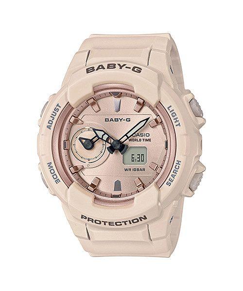 Casio Ženski sat BGA-230SA-4A, Gold rose kućište, Roze