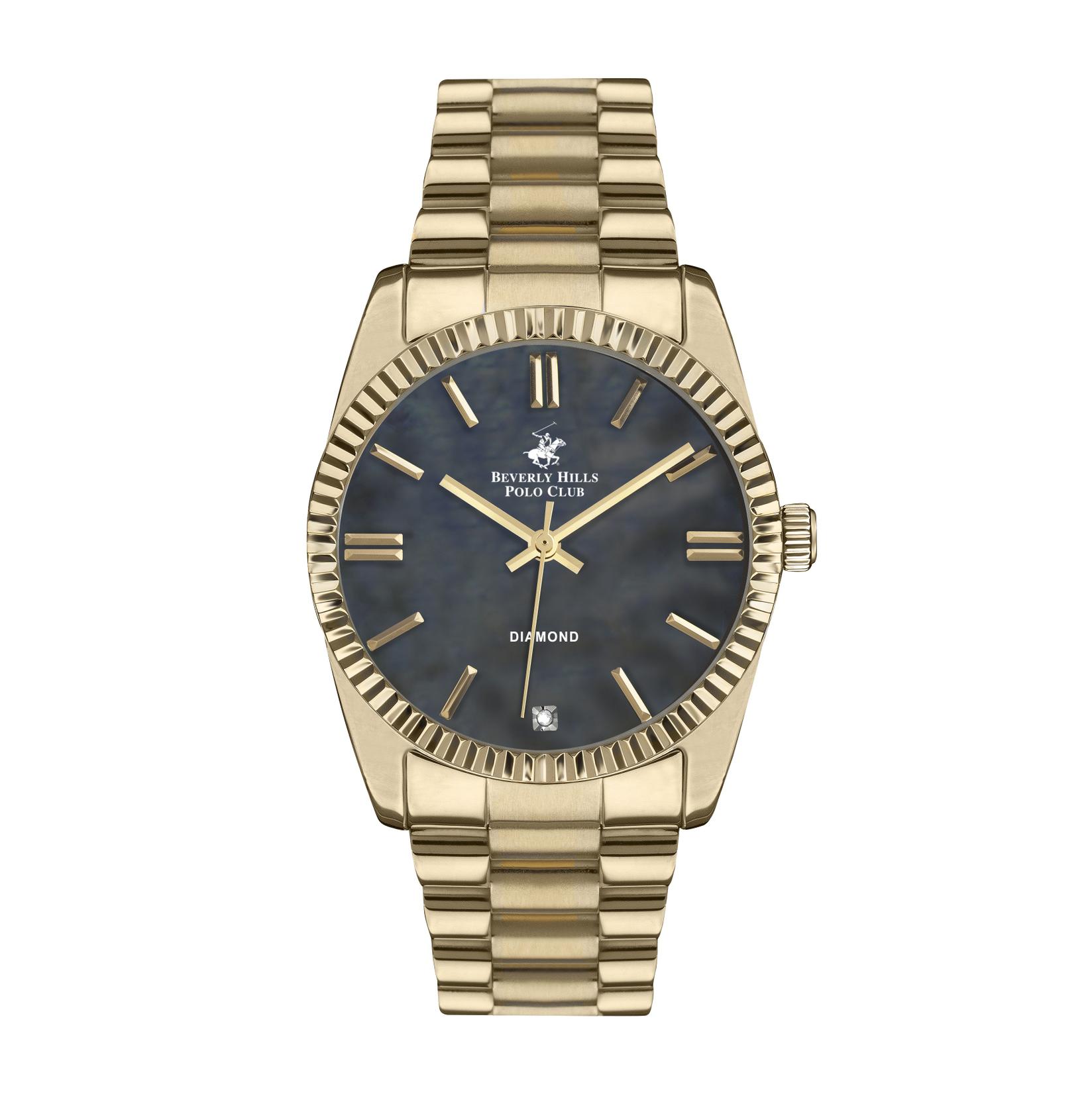 Beverly Hills Polo Club Ženski sat BP3172C.160, Sedefasto kućište, Zlatne boje