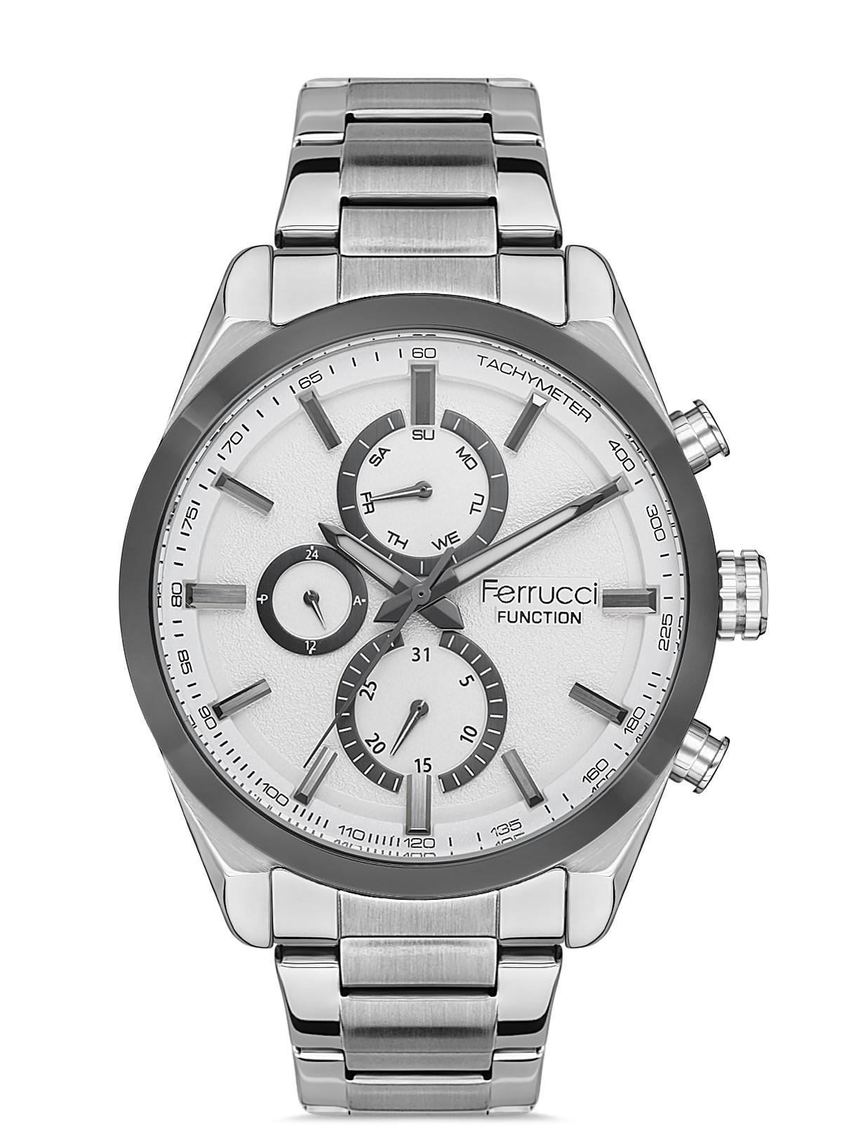 FERRUCCI Muški sat FCF14387FM.04 srebrni
