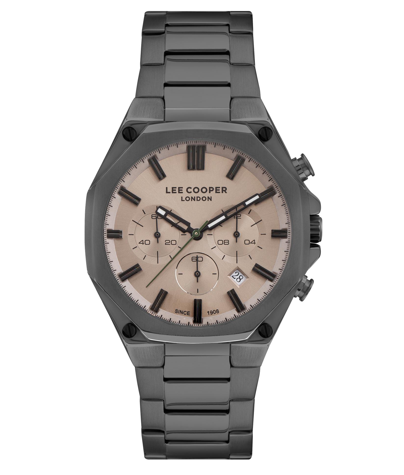 Lee Cooper Muški sat LC07319.060, Sivo kućište, Sivi