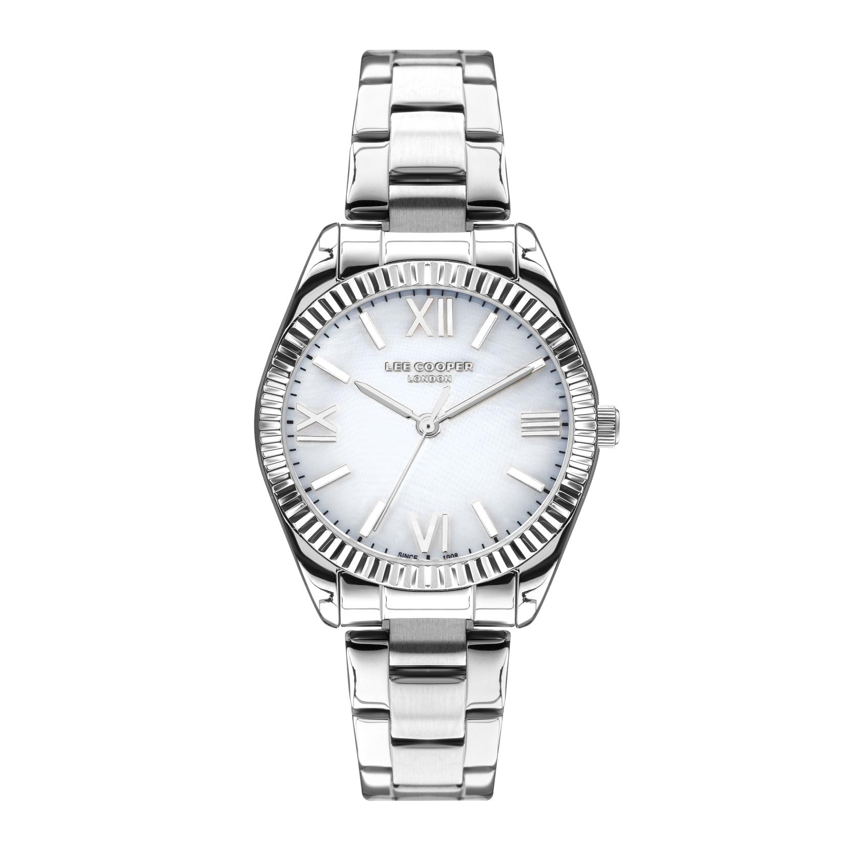 Lee Cooper Ženski sat LC07459.320, Kućište boje slonovače, Srebrne boje