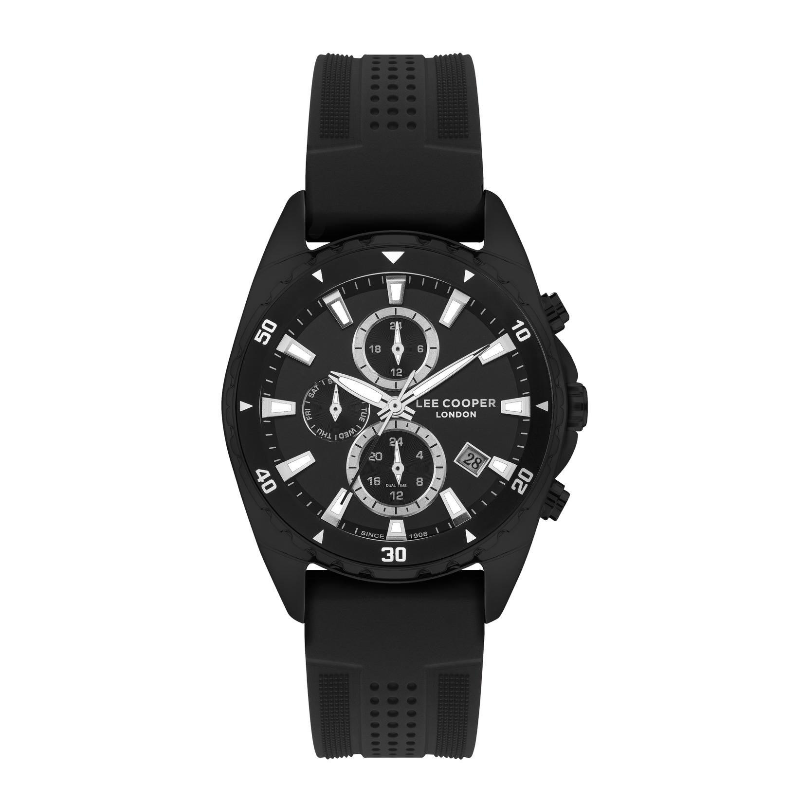 Lee Cooper Muški sat LC07527.066, Sivo kućište, Sivi