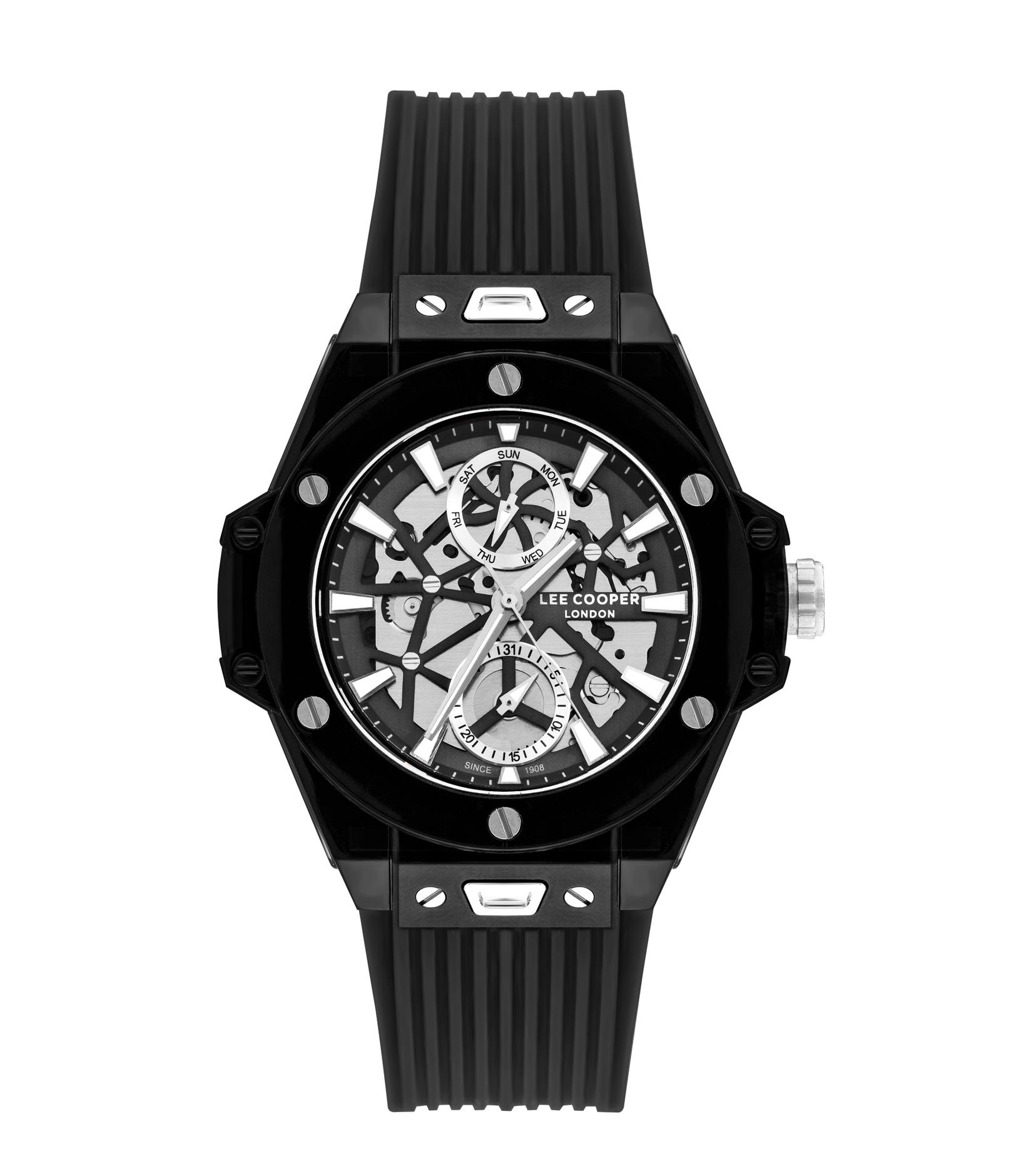 Lee Cooper Muški sat LC07975.651, Crno kućište, Crni