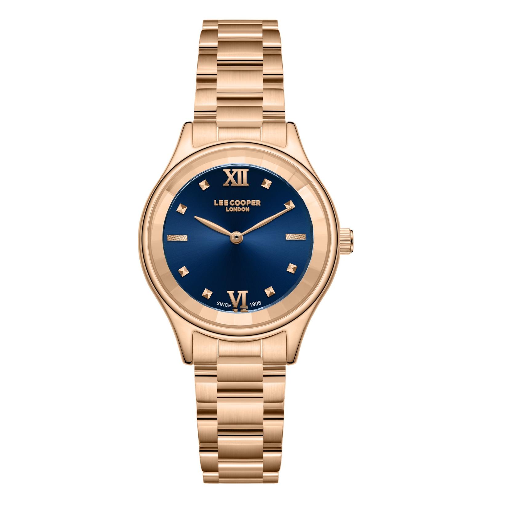 Lee Cooper Ženski sat LC08157.490, Teget kućište, Rose gold