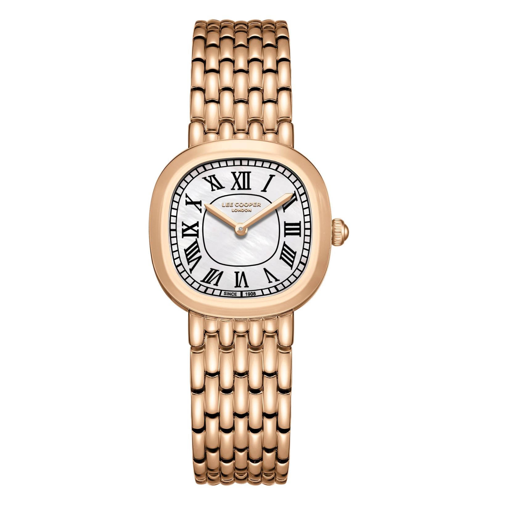 Lee Cooper Ženski sat LC08159.420, Sedefasto kućište, Rose gold