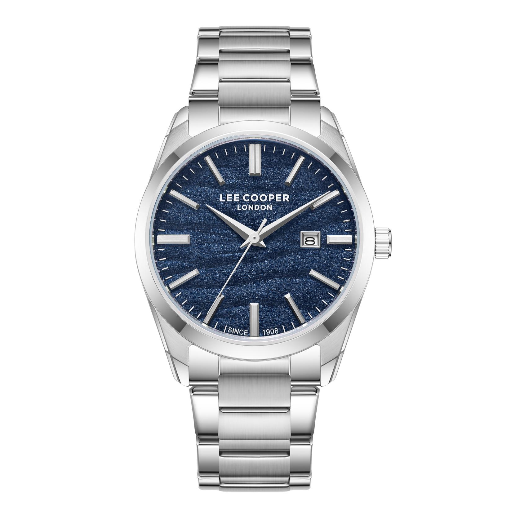 Lee Cooper Muški sat LC08231.390, Teget kućište, Srebrne boje