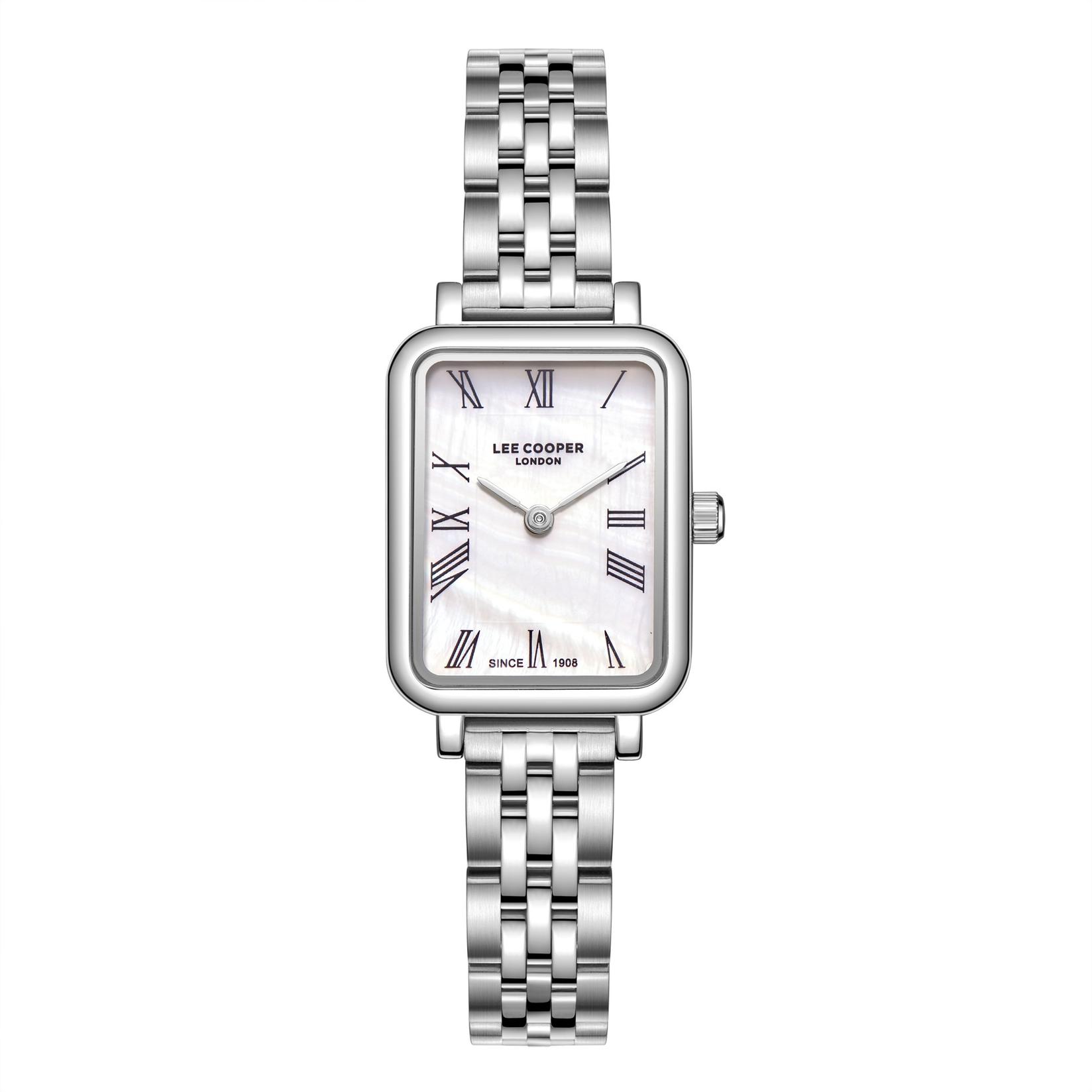 Lee Cooper Ženski sat LC08232.320, Kućište boje slonovače, Srebrne boje