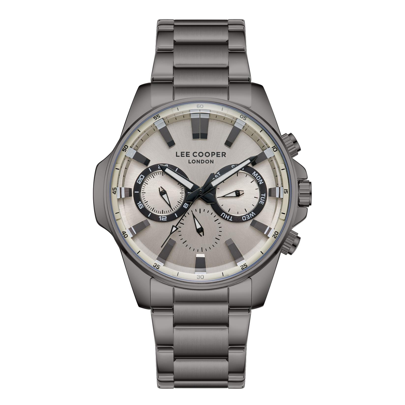 Lee Cooper Muški sat LC08253.060, Sivo kućište, Sivi