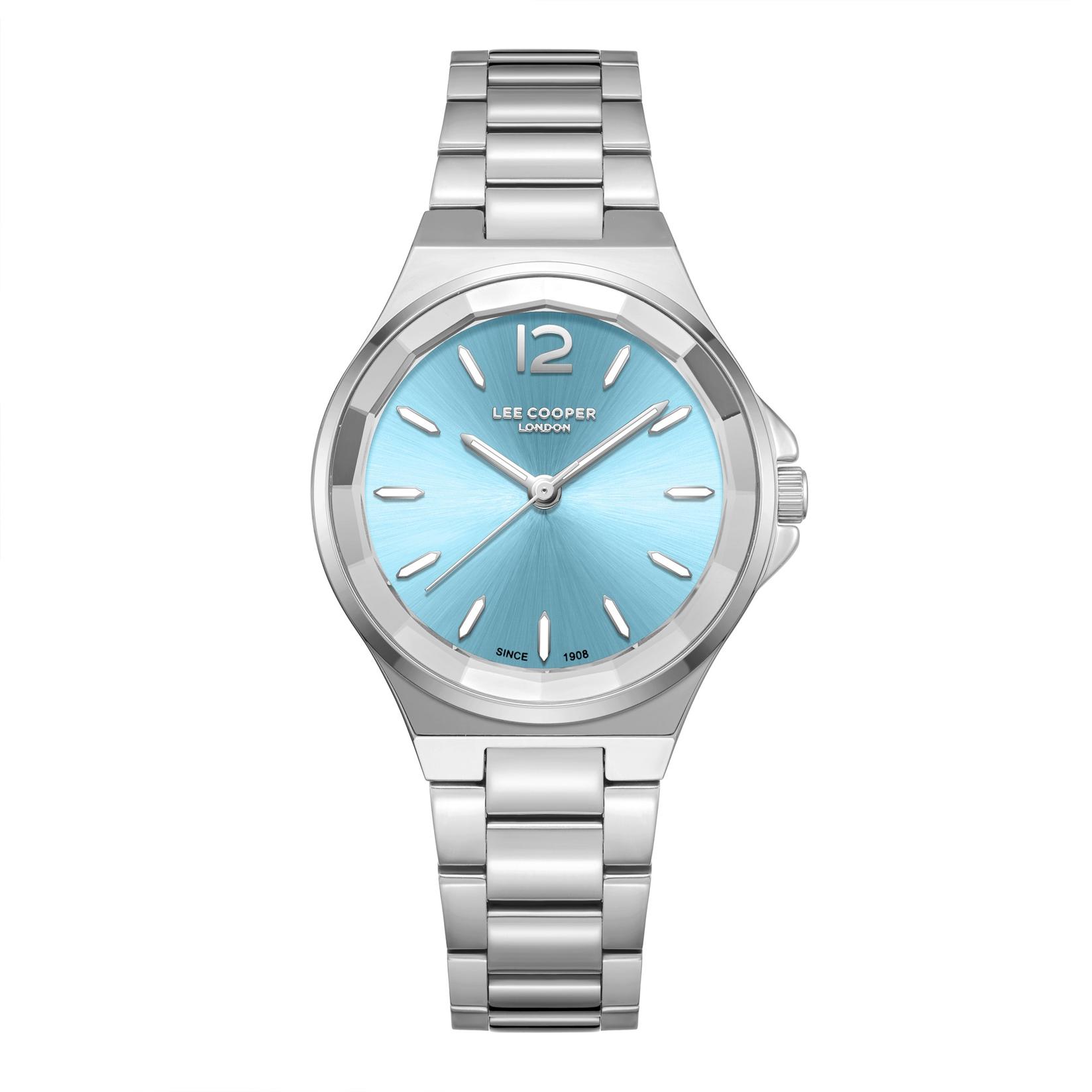 Lee Cooper Ženski sat LC08286.300, Plavo kućište, Srebrne boje