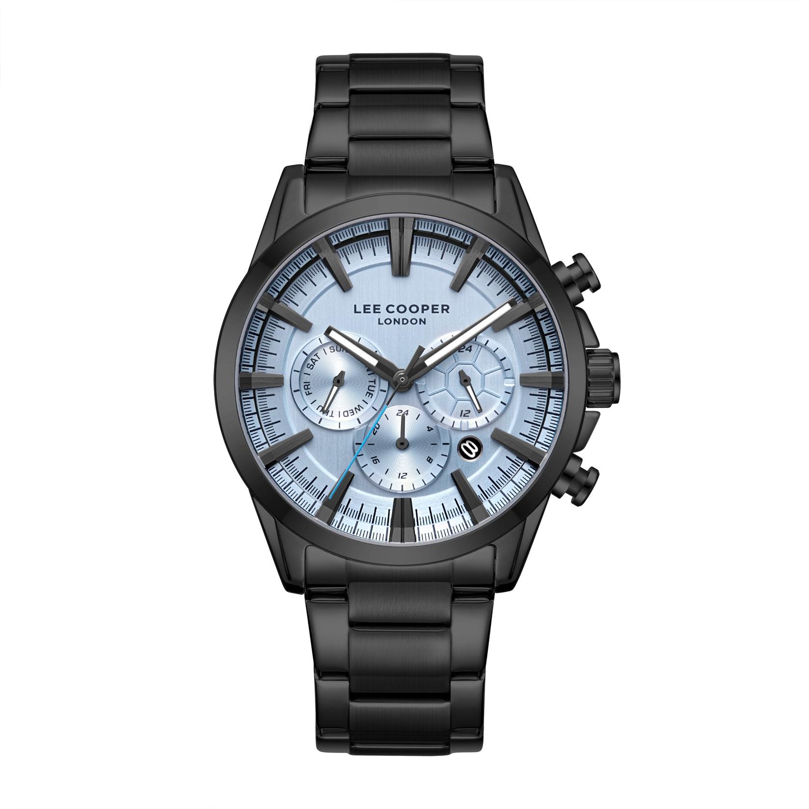 Lee Cooper Muški sat LC08305.600, Plavo kućište, Sivi