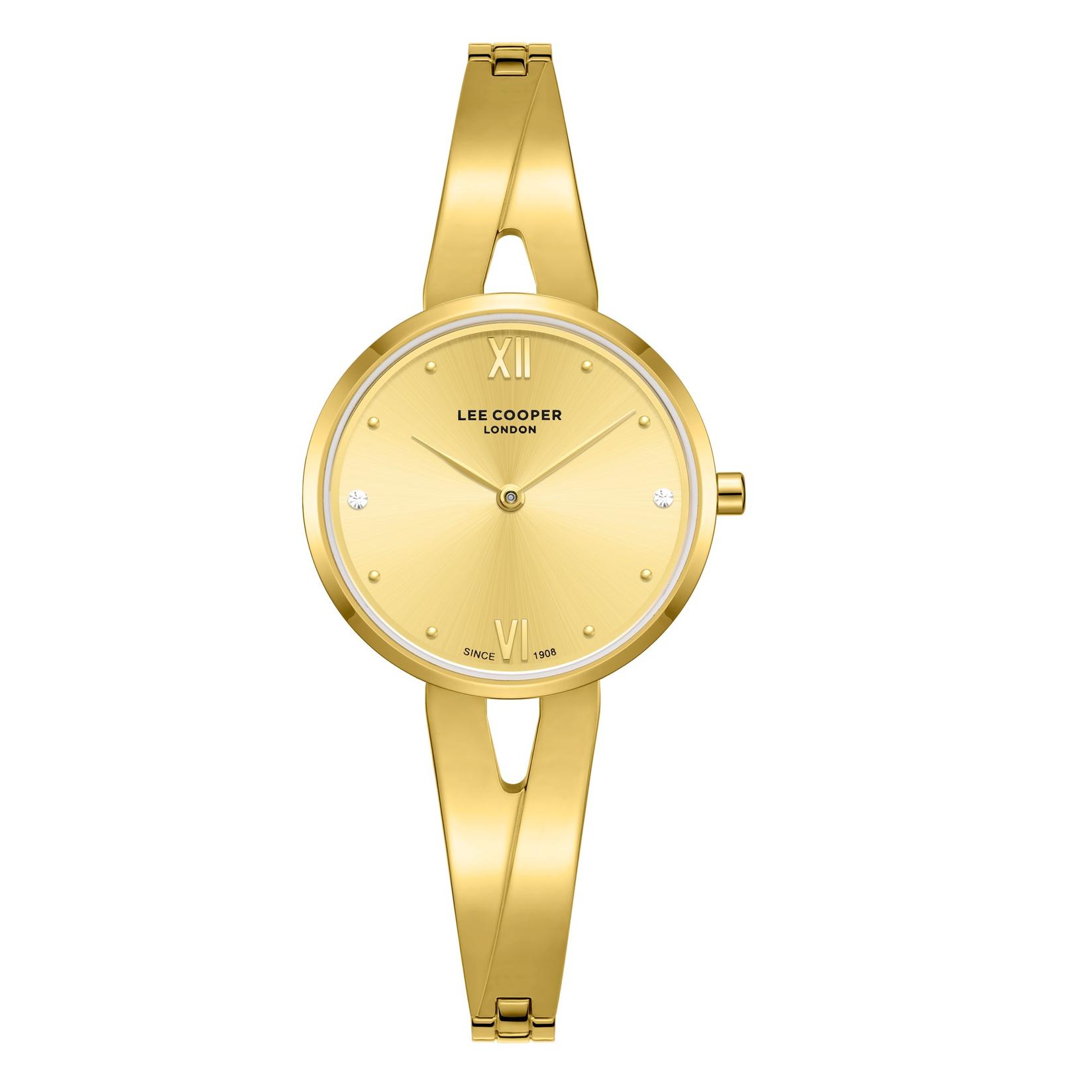 Lee Cooper Ženski sat LC08308.110, Zlatno kućište, Zlatne boje
