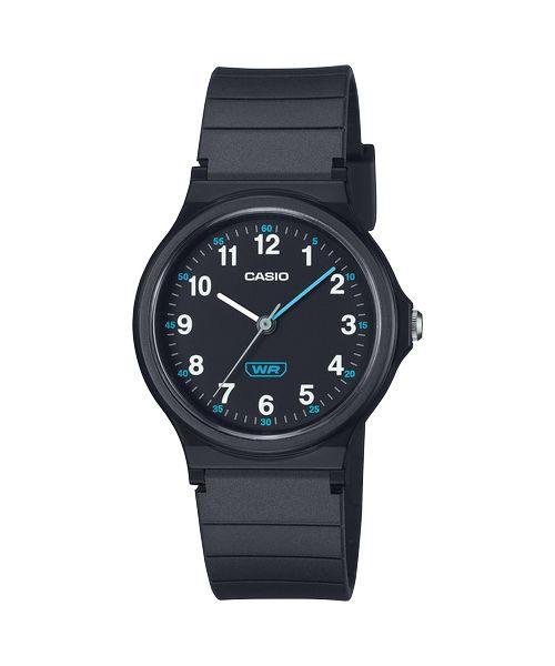 Casio Sat za decu LQ-24B-1B, Kvarcni mehanizam, Crno kućište, Crni