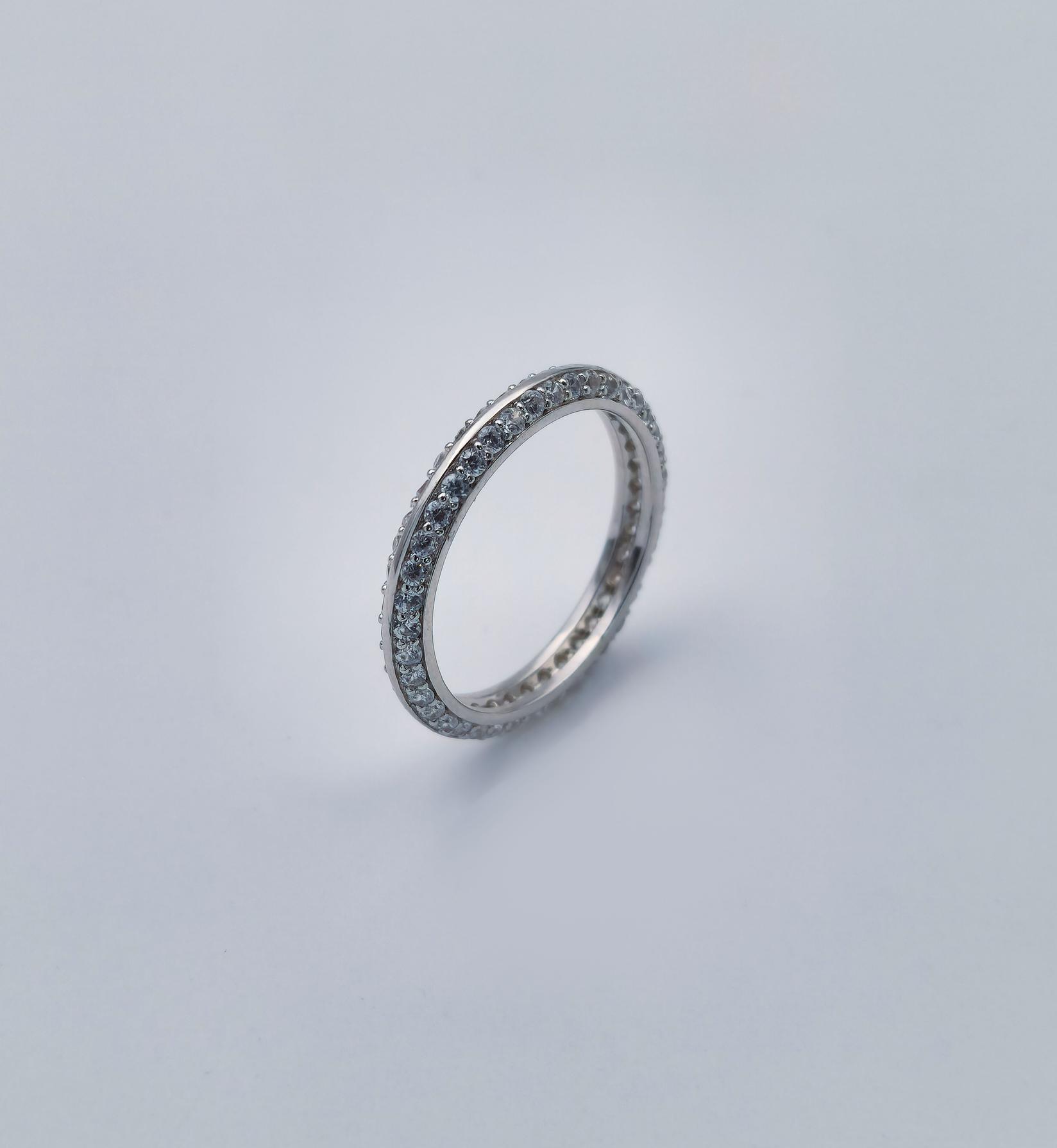 Ženski Srebrni prsten sa Cirkonima, 21mm
