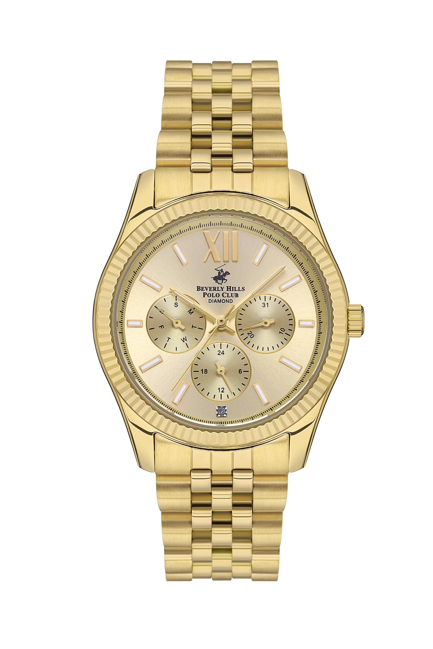 BEVERLY HILLS POLO CLUB Ženski ručni sat BP3082C.110, Zlatne boje