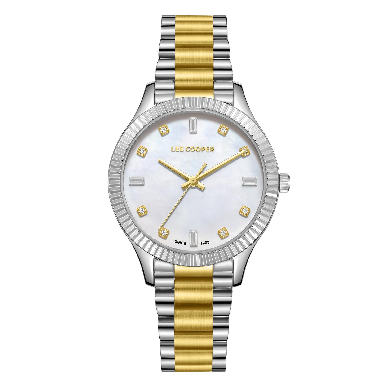 LEE COOPER Ženski ručni sat LC08079.220, Belo-srebrne boje