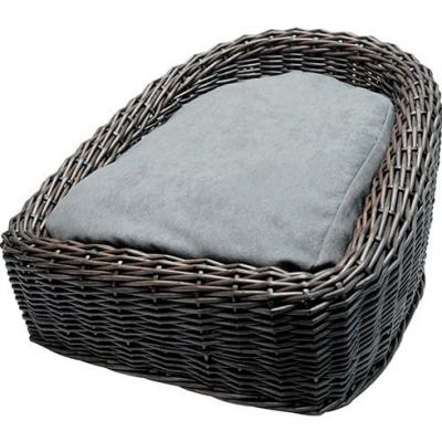 Korpa sa jastukom za pse ili mačke, 53x45x30 cm, Braon