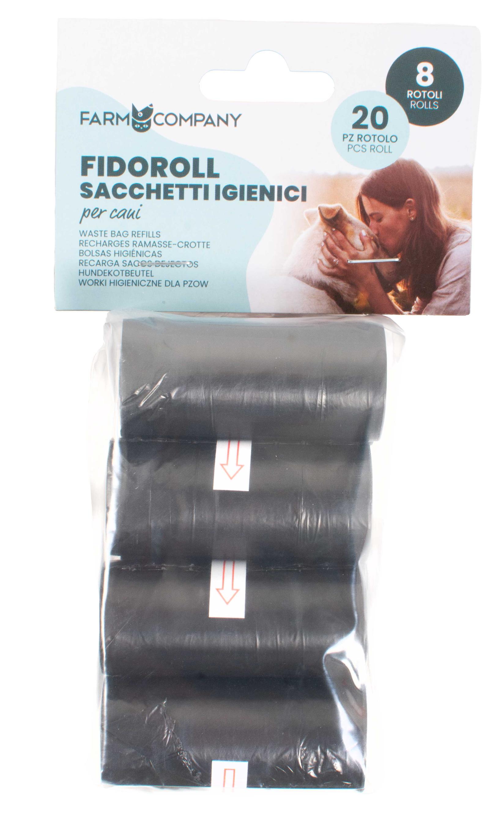 Farm Company Higijenske kese za izmet, 8x20 komada, Crne
