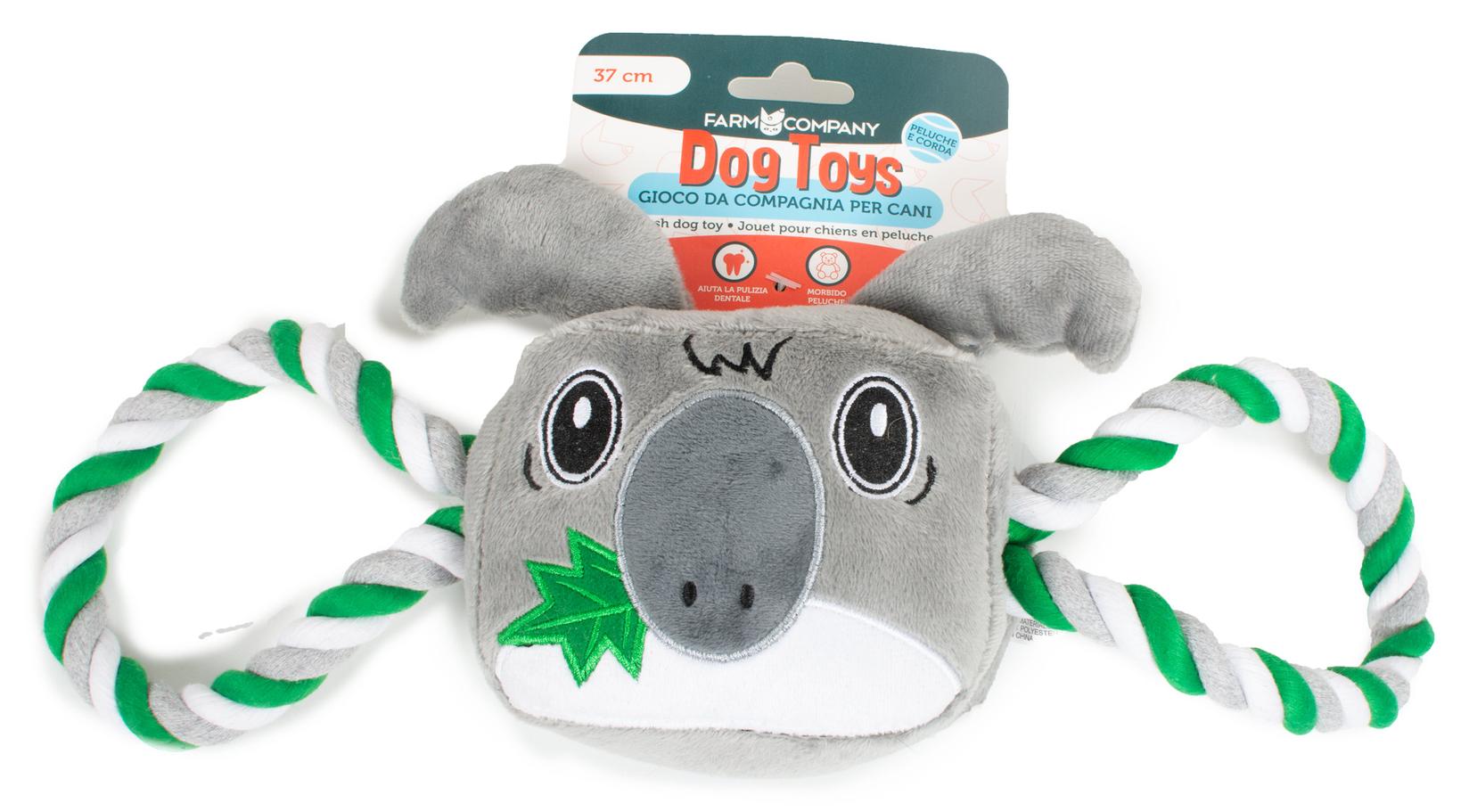 Farm Company Plišana igračka za pse Koala, 37cm, Siva