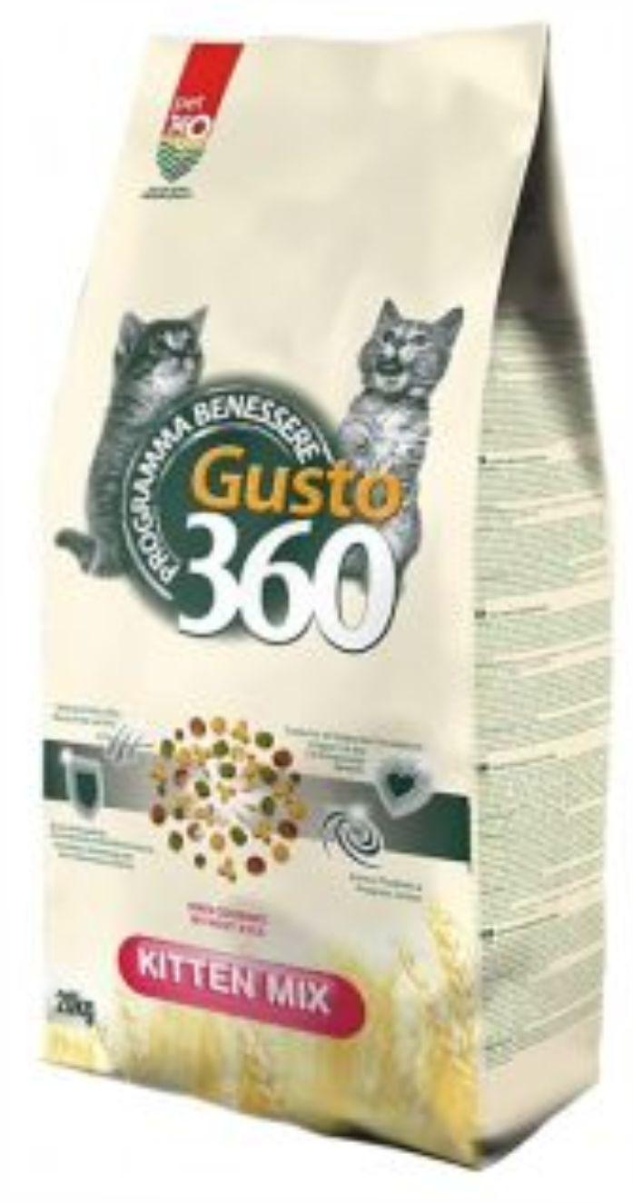 Pet360 Suva hrana za mačiče Gusto 360, Meso, 20kg