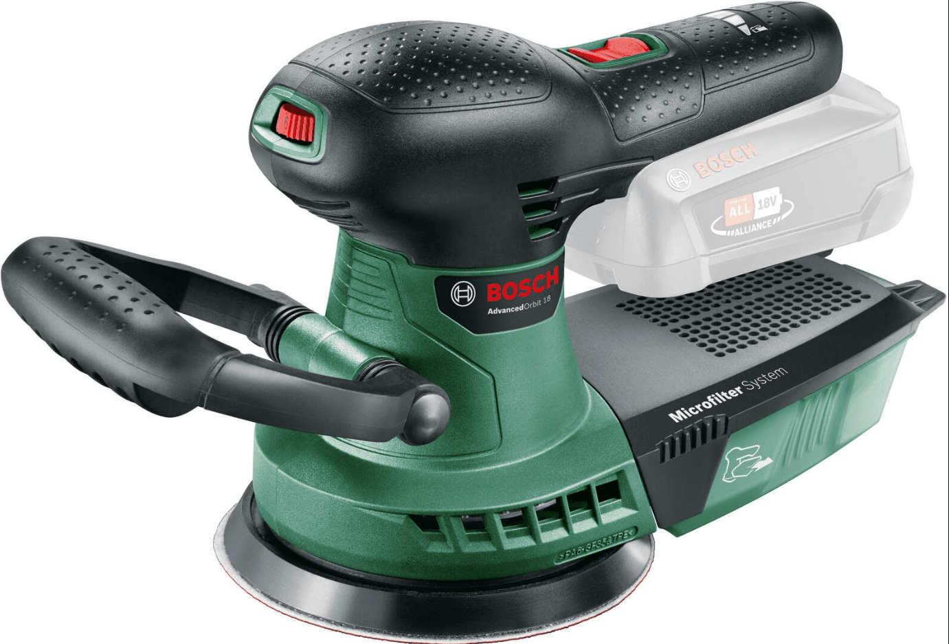 BOSCH Akumulatorska ekscentar brusilica AdvancedOrbit 18 Solo bez baterije i punjača 125mm 06033D2100