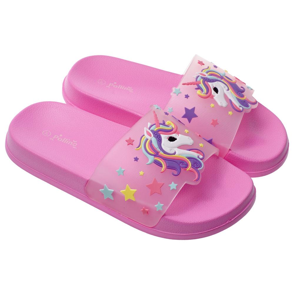 Pollino Papuče za devoјčice 7R2403035, Roze