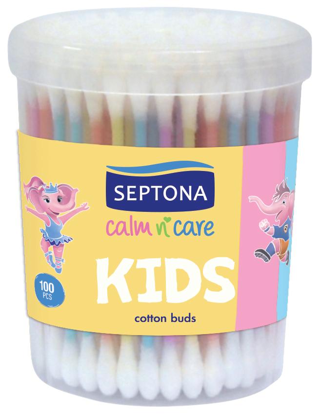 Septona Pamučni štapići za uši Kids, 100 komada