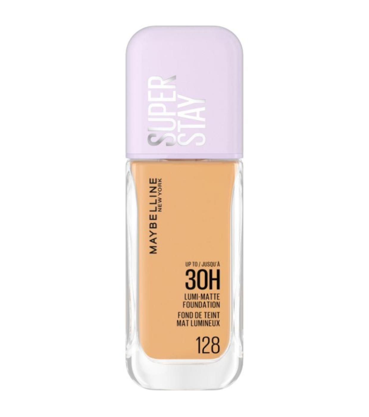 Maybelline New York Tečni puder Super Stai Lumi mat FDT 128
