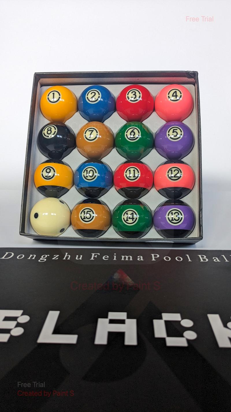 Kugle za bilijar, Crne
